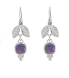 Kat Cadegan | Adam & Eve silver earrings