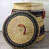 Big Blue Moma | Tall Laundry Hamper W/ Lid