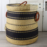 Big Blue Moma | Tall Laundry Hamper W/ Lid