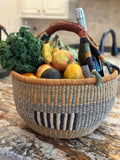 The African Home Goods | African Market Basket - Bolga Ghana Burnt Orange Basket