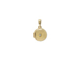 Anzie |  Aztec Mini Locket 14k