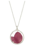 Catherine Weitzman | Birthmonth Flower silver necklace