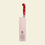 Berti | Red Lucite Bread Knife With Magnetized Block