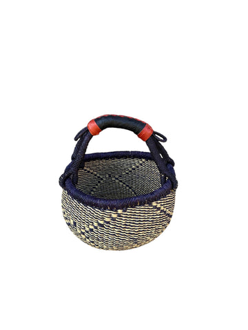 The African Home Goods | Small African Market Basket | Ghana Bolga Basket