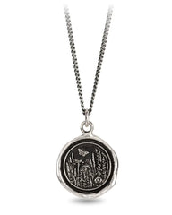Pyrrha | Wild at Heart Silver Talisman necklace