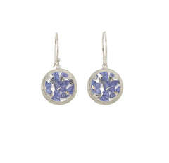 Catherine Weitzman | Mini Flower Burst Earrings Forget me Not