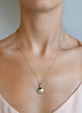 Anzie |  Aztec Mini Locket 14k