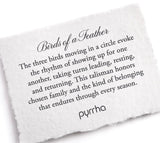 Pyrrha | Birds of a Feather Talisman necklace