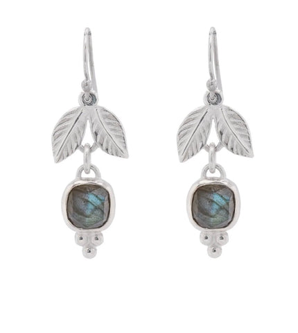 Kat Cadegan | Adam & Eve silver earrings
