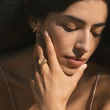 Satya | Celestial Balance Yin Yang White Topaz Ring