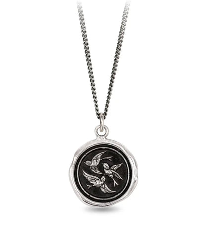 Pyrrha | Birds of a Feather Talisman necklace