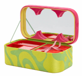 Wolf | Bea Bongiasca Large Jewelry Box (Pink Green Yellow)