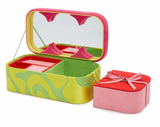 Wolf | Bea Bongiasca Large Jewelry Box (Pink Green Yellow)