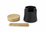 Peugeot | Bali Black Cast-Iron Pepper Mill and Salt Cellar
