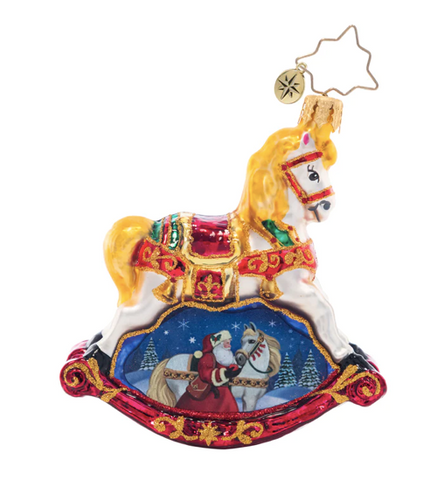 Christopher Radko | Resplendent Rocking Horse - Gem