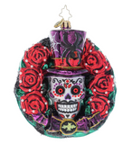 Christopher Radko | Spooky Skull Wreath