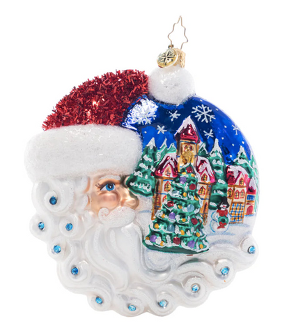 Christopher Radko | Christmas Village Santa - Gem