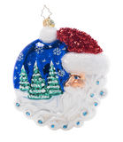 Christopher Radko | Christmas Village Santa - Gem
