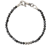 John Varvatos  | Obsidian Beads Bracelet