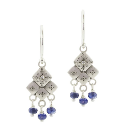 Adel Chefridi | Mosaic Sapphire Earrings