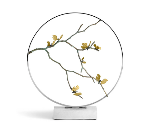 Michael Aram | Butterfly Ginkgo Moon Gate Sculpture - 22"