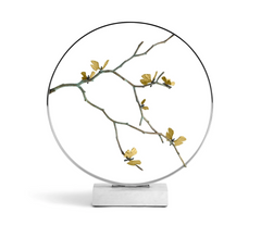 Michael Aram | Butterfly Ginkgo Moon Gate Sculpture - 22"