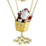 Michael Aram | Santa in Balloon Snow Globe Ornament