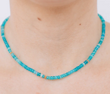 Anzie | Boheme Smooth Paraiba Opal Rondelle Necklace