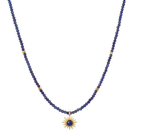 Satya | Light Seeker Lapis Starburst Choker Necklace