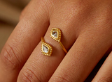 Satya | Commune with Love Blue Topaz Adjustable Ring