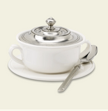 Match | Convivio Covered Soup Bowl with Plate