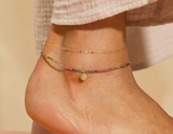 Satya | First Step Tourmaline Lotus Anklet