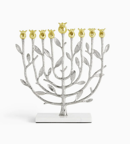 Michael Aram | Pomegranate Silver & Gold Menorah