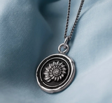 Pyrrha | "Becoming" Silver Talisman Necklace