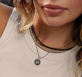 Pyrrha | "Becoming" Silver Talisman Necklace