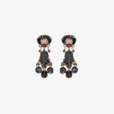 Ayala Bar | Obsidian Night Set, Earring, Spitha