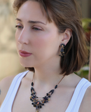 Ayala Bar | Obsidian Night Set, Earring, Spitha