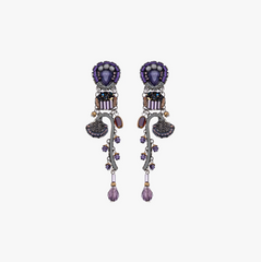 Ayala Bar | Purple Passion Set,Long Beaded Earring,Takara