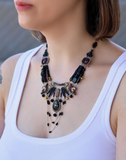 Ayala Bar | Obsidian Nighty Set, Beaded Necklace, Braise