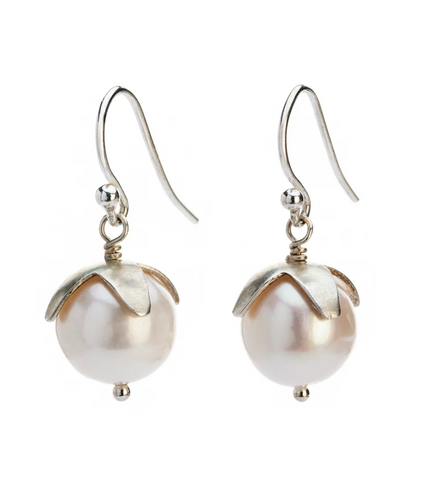 Eles | Blossom earrings with pearls