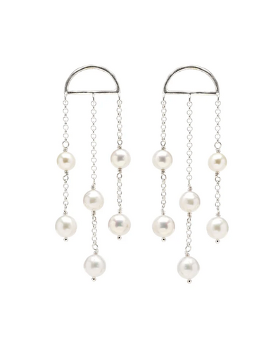 Eles | Alba chandelier pearl earrings