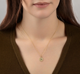 Pyrrha | "Becoming" 14K Gold Talisman necklace - Unveiled
