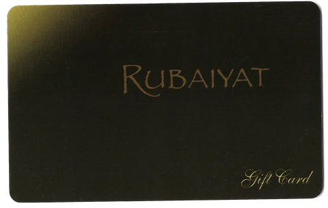 Rubaiyat - Gift Card