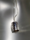 Sterling Silver 'Frog' Small Spirit Bead Necklace