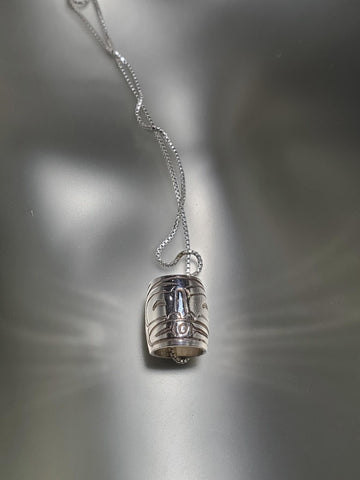 Sterling Silver 'Wild Woman' Small Spirit Bead Necklace