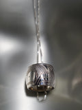 Sterling Silver 'Thunderbird' Large Spirit Bead Necklace
