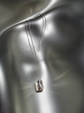 Sterling Silver 'Feather' Small Spirit Bead Necklace