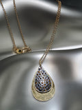 Todd Reed | 18K Gold & 14K Gold, Sterling Silver, White & Autumn Brilliant Cut Diamonds Necklace