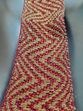 Carolina Bucci | 18K Yellow Gold, Red Cotton Weave Bracelet
