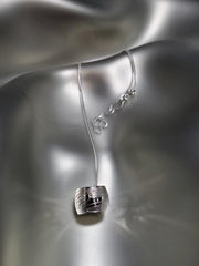 Sterling Silver 'Heron' Large Spirit Bead Necklace